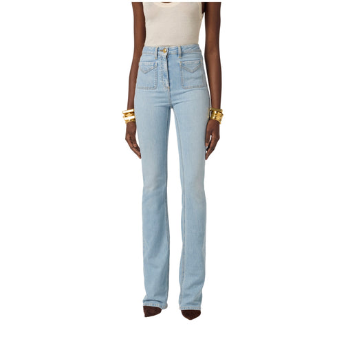 Elisabetta Franchi Cinque tasche Jeans Donna con taschini con patta 26 - Francavilla Moda