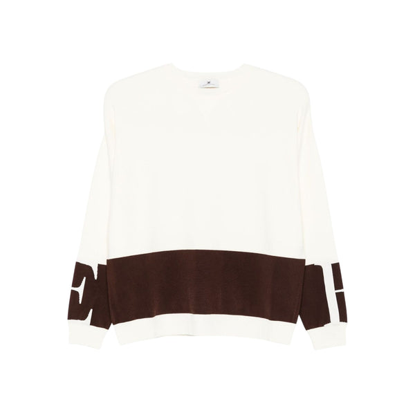 Elisabetta Franchi Maglia Maglia Donna riga a contrasto 40 - Francavilla Moda