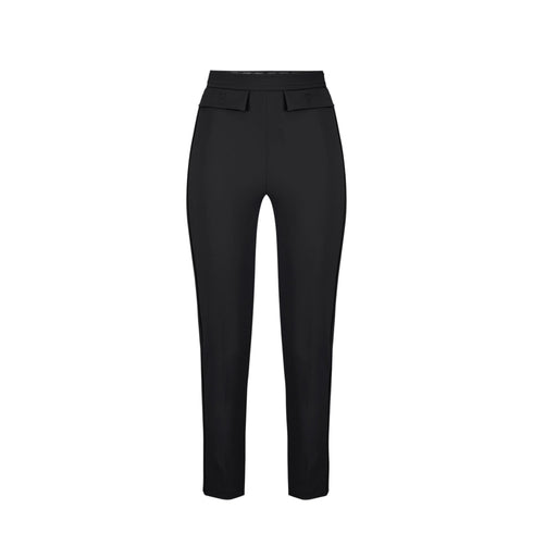 Elisabetta Franchi Pantalone Pantalone Donna a sigaretta con patte 40 - Francavilla Moda