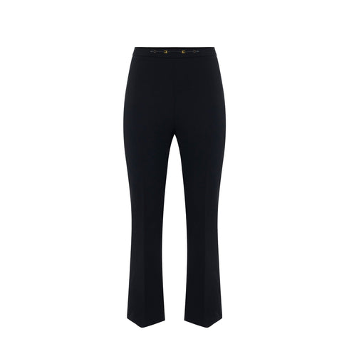 Elisabetta Franchi Pantaloni Pantalone Donna a trombetta slim 40 - Francavilla Moda