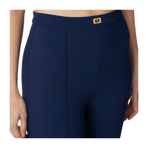 Elisabetta Franchi Pantaloni Pantalone Donna a zampa stretch Oltre mare P25 - ELISABETTA FRANCHIPA07951E2 - DC8 - 42 - Francavilla Moda