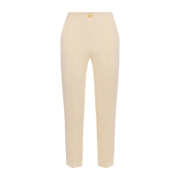 Elisabetta Franchi Pantaloni Pantalone Donna alla caviglia Lemonade P25 - ELISABETTA FRANCHIPA07651E2 - DC7 - 42 - Francavilla Moda