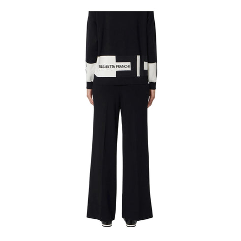 Elisabetta Franchi Pantaloni Pantalone Donna bande laterali 42 - Francavilla Moda