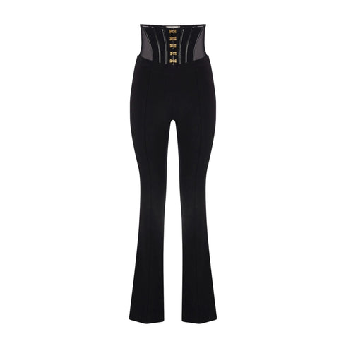 Elisabetta Franchi Pantaloni Pantalone Donna bustier svasato 40 - Francavilla Moda