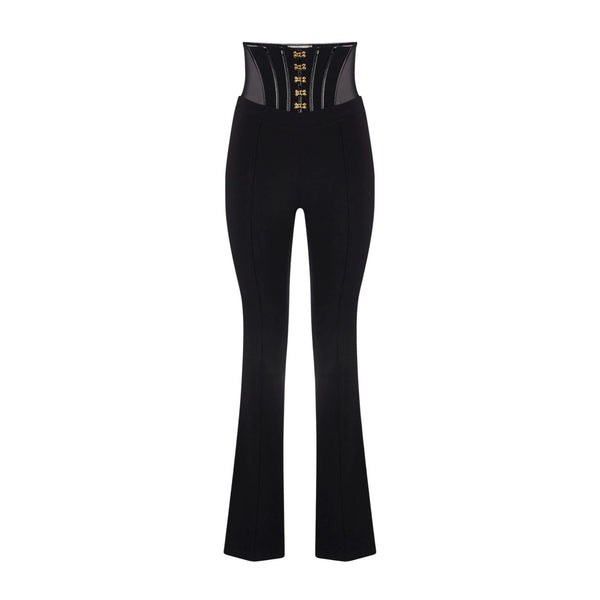 Elisabetta Franchi Pantaloni Pantalone Donna bustier svasato 40 - Francavilla Moda