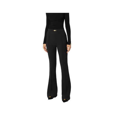 Elisabetta Franchi Pantaloni Pantalone Donna con morsetto Nero - Francavilla Moda