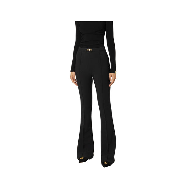 Elisabetta Franchi Pantaloni Pantalone Donna con morsetto Nero - Francavilla Moda