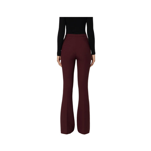 Elisabetta Franchi Pantaloni Pantalone Donna con morsetto Rouge noir A24 - ELISABETTA FRANCHIPA02246E2 - CG3 - 36 - Francavilla Moda
