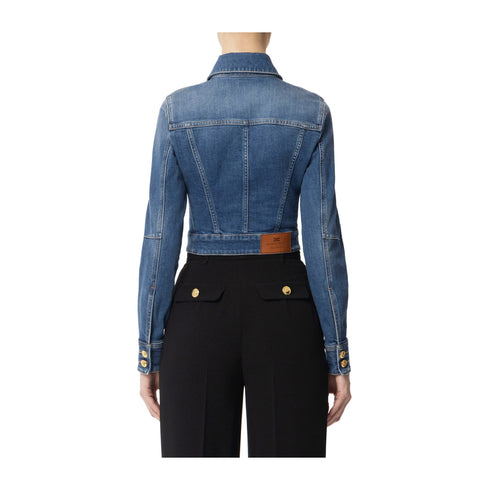 Elisabetta Franchi Pantaloni Pantalone Donna con pence Nero - Francavilla Moda