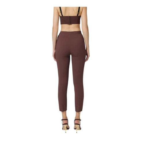 Elisabetta Franchi Pantaloni Pantalone Donna slim con patte 42 A25 - ELISABETTA FRANCHIPA12056E2 - EA3 - 42 - Francavilla Moda