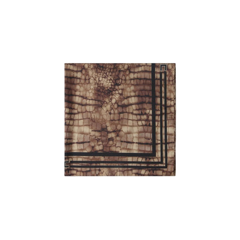 Elisabetta Franchi Pashmina Pashmina Donna con stampa coccodrillo UNI - Francavilla Moda