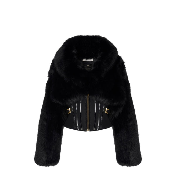 Elisabetta Franchi Pelliccia Pelliccia Donna bustier sintetica 42 - Francavilla Moda