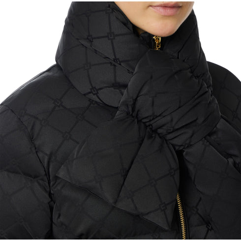 Elisabetta Franchi Piumino corto Piumino Donna corto con sciarpa 42 - Francavilla Moda