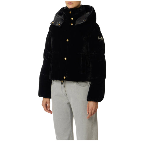 Elisabetta Franchi Piumino corto Piumino Donna corto in velluto 40 - Francavilla Moda