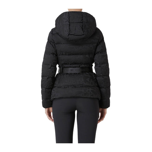 ELISABETTA FRANCHI Piumino corto Piumino Donna corto lettering Nero - Francavilla Moda