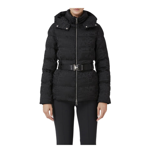 ELISABETTA FRANCHI Piumino corto Piumino Donna corto lettering Nero - Francavilla Moda