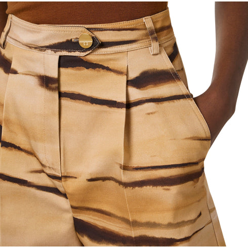 Elisabetta Franchi Shorts Shorts Donna con stampa tigre 40 - Francavilla Moda