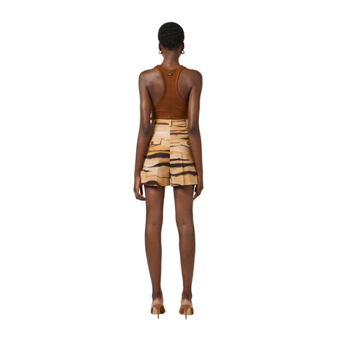 Elisabetta Franchi Shorts Shorts Donna con stampa tigre 40 - Francavilla Moda