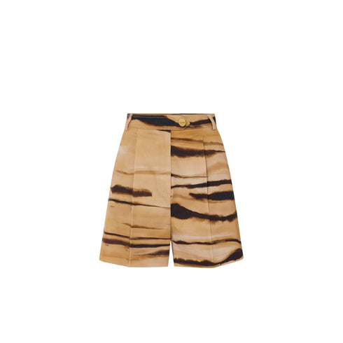 Elisabetta Franchi Shorts Shorts Donna con stampa tigre 40 - Francavilla Moda