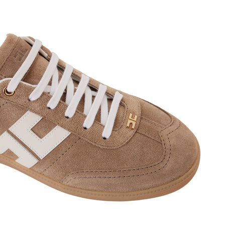Elisabetta Franchi Sneakers Sneakers Donna in nappa con logo 36 - Francavilla Moda