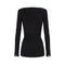 Elisabetta Franchi T-shirt T-shirt Donna con drappeggio Nero - Francavilla Moda
