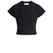 Elisabetta Franchi T-shirt mm T-shirt Donna cropped con scritte a rilievo 40 - Francavilla Moda