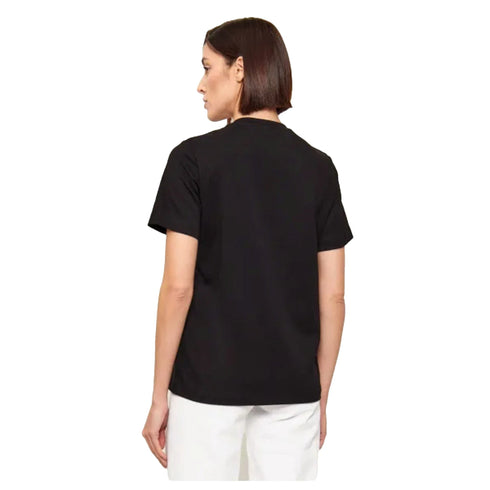 Elisabetta Franchi T-shirt T-shirt Donna tinta unita con logo gommato 40 - Francavilla Moda