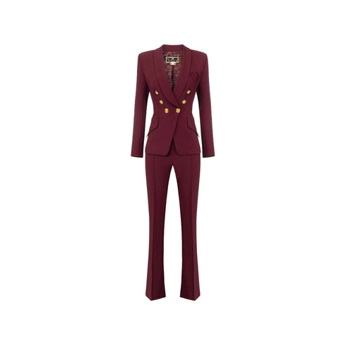ELISABETTA FRANCHI Tailleur Tailleur Donna doppiopetto Rouge noir A24 - ELISABETTA FRANCHITP00246E2 - CG3 - 32 - Francavilla Moda