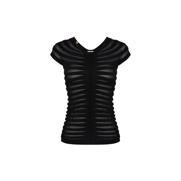 Elisabetta Franchi Top Top Donna con trasparenze 42 - Francavilla Moda
