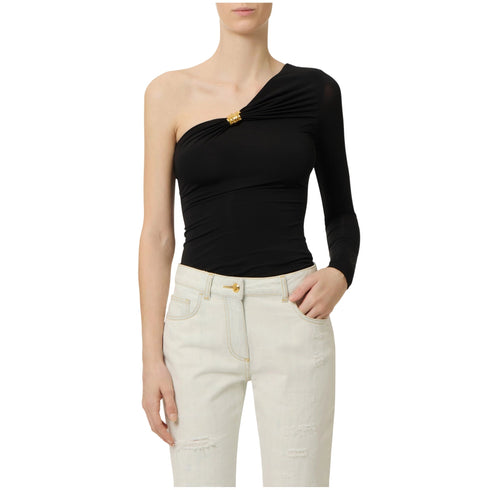 Elisabetta Franchi Monospalla Top Donna monospalla con dettaglio 40 - Francavilla Moda