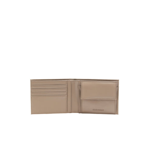 Portafoglio Uomo bifold in suede interno