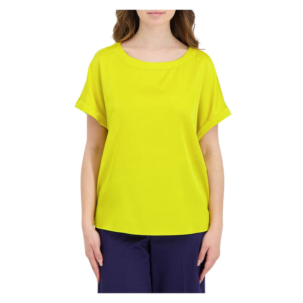 Emme Marella Blusa Blusa Donna a maniche corte in raso 40 P25 - EMME MARELLAKLAUSEN - 002 - 40 - Francavilla Moda