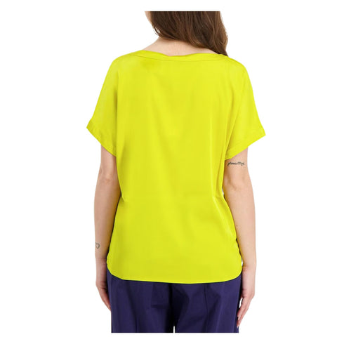 Emme Marella Blusa Blusa Donna a maniche corte in raso 40 P25 - EMME MARELLAKLAUSEN - 002 - 40 - Francavilla Moda