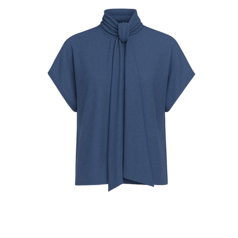 Emme Marella Blusa Blusa Donna a V con sciarpa 42 P25 - EMME MARELLASALE - 08 - 42 - Francavilla Moda