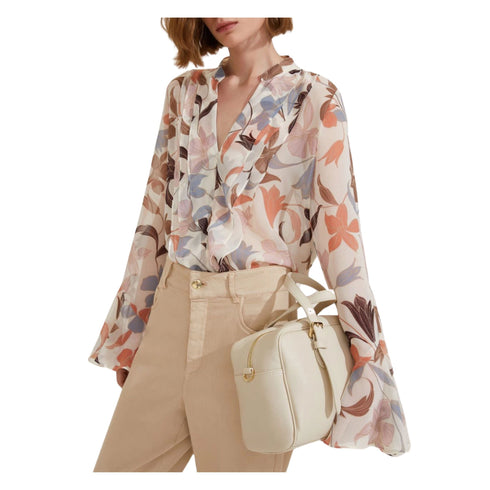 Emme Marella Blusa Blusa Donna polso a corolla 42 - Francavilla Moda