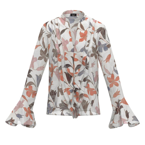 Emme Marella Blusa Blusa Donna polso a corolla 42 - Francavilla Moda