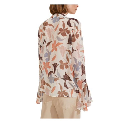 Emme Marella Blusa Blusa Donna polso a corolla 42 - Francavilla Moda