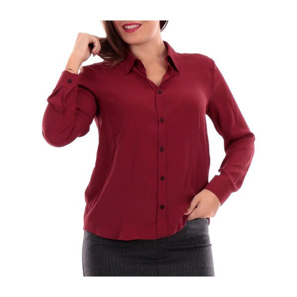 EMME MARELLA Camicia casual Camicia Donna classica misto seta Rubino - Francavilla Moda