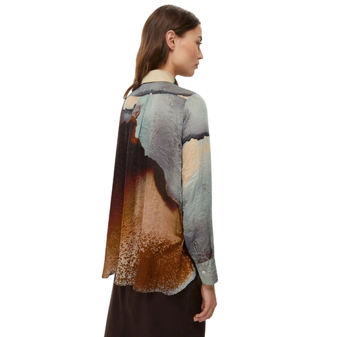 Emme Marella Camicia Camicia Donna Fantasia Astratta 42 - Francavilla Moda