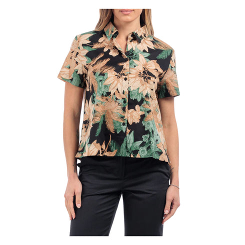 Emme Marella Camicia corta Camicia Donna Floreale corta 42 - Francavilla Moda