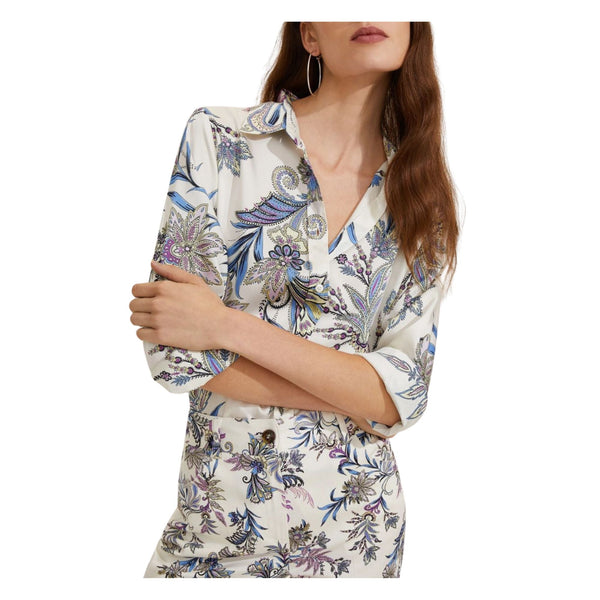 Emme Marella Camicia casual Camicia Donna in twill stampato 40 - Francavilla Moda