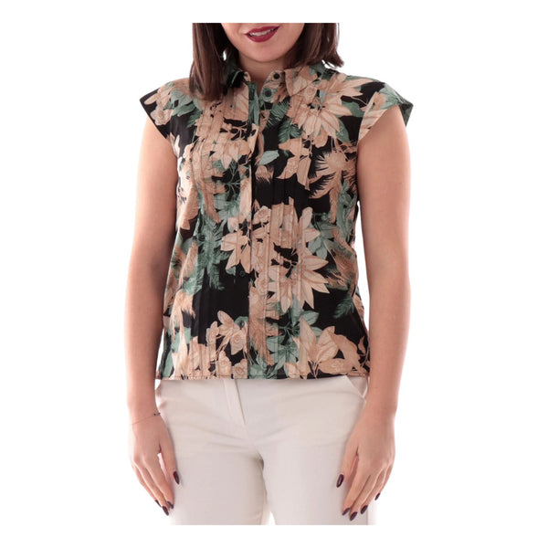 Emme Marella Camicia corta Camicia Donna maniche ad aletta 40 - Francavilla Moda