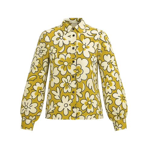 Emme Marella Camicia casual Camicia Donna morbida stampata 40 P25 - EMME MARELLAUNIONE - 004 - 40 - Francavilla Moda