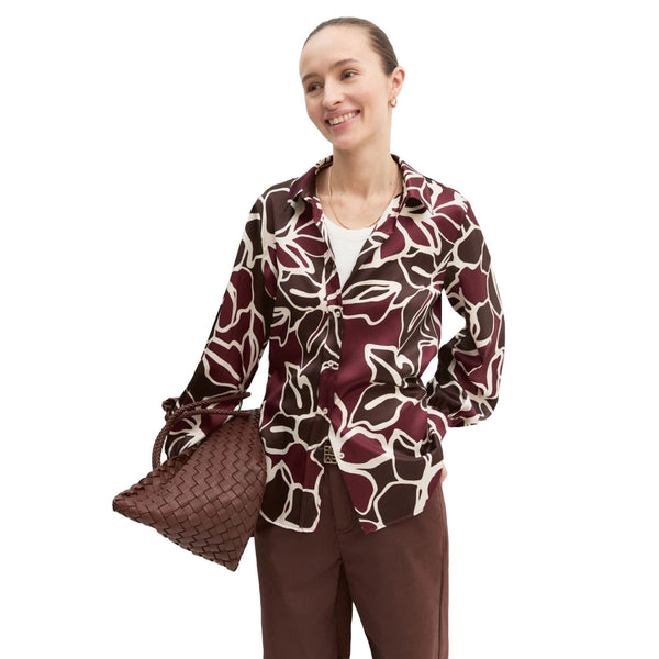 Emme Marella Camicia casual Camicia Donna slim stampata 40 A26-EMME MARELLAEMMSPIGA-002-40 - Francavilla Moda