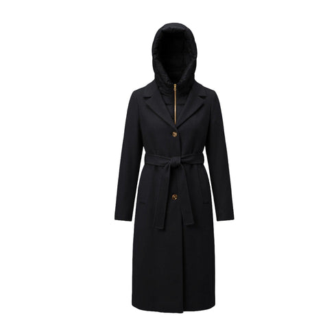 Emme Marella Cappottino Cappotto Donna con cappuccio 40 A26-EMME MARELLAEMMDESIDERIO-013-40 - Francavilla Moda