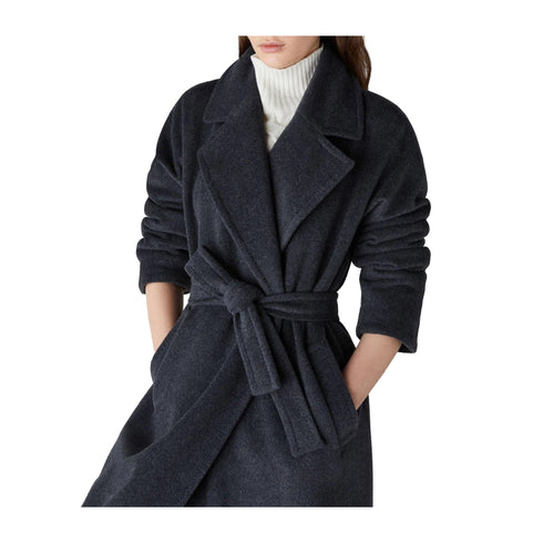 Emme Marella Cappotto Cappotto Donna due petti con cinta 40 - Francavilla Moda