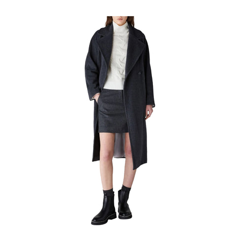 Emme Marella Cappotto Cappotto Donna due petti con cinta 40 - Francavilla Moda