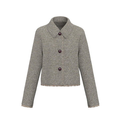 Emme Marella Giacca leggera Giacca Donna con bordi sfrangiati 40 - Francavilla Moda