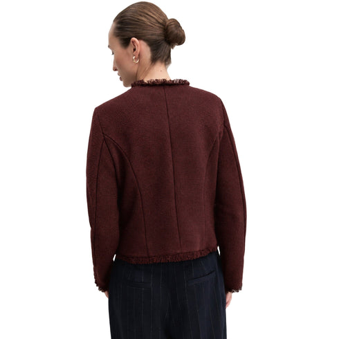 Emme Marella Giacca leggera Giacca Donna con orlo sfrangiato 42 A26-EMME MARELLAEMMFILM-004-42 - Francavilla Moda