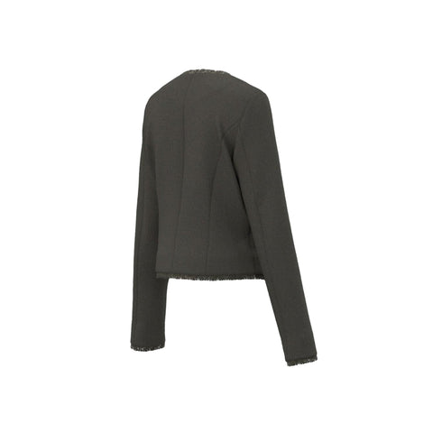 Emme Marella Giacca leggera Giacca Donna con orlo sfrangiato 42 A26-EMME MARELLAEMMFILM-008-42 - Francavilla Moda